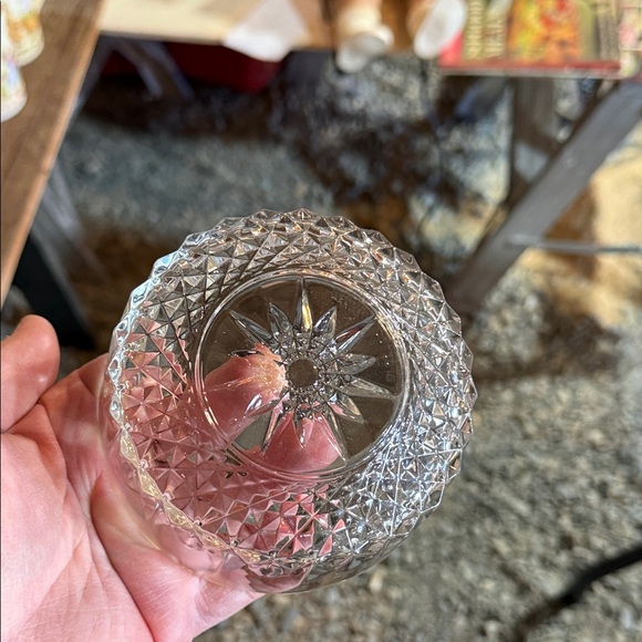 Clear Crystal Cut Glass Bowl - Picture 2 of 2
